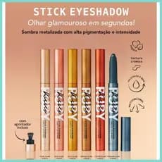 Sombra RK Stick Eyeshadow - Ruby Kiss - Kiss New York - Pearl, Rose, Gold, Bronze, Copper, Titanium
