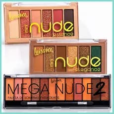 Paleta de Sombras Luisance Mini Nude Essence Elegance Mega Nude 2 Matte 3D Vegana