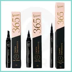 Caneta Delineadora Luisance 365 Ponta Fina Ultra Fina Chanfrada Preto Alta Pigmentação