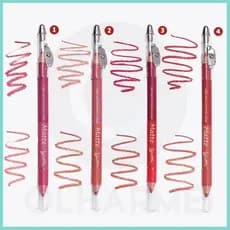 Lápis de Boca Duo Luisance 2 em 1 Contorno Labial Matte 2 Cores com Apontador Longa Duração
