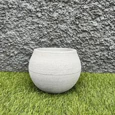 Vaso decorativo em polietileno para Planta Modelo Esfera PP