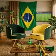 Poltrona Julia Edição Brasil Confortável Moderna Premium