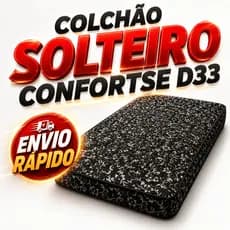 Colchão Confortse Solteiro D33 Firme e Confortável