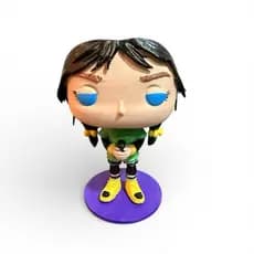 Boneco colecionável Billie Eilish decorativo impressão 3d