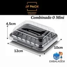 100-200UN Embalagem Plástica Combinado 0 Mini