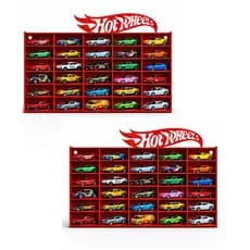 Kit Suportes Para até 50 Carrinhos HotWheels Expositor E Organizador de Carrinhos em MDF