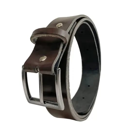 Cinto Masculino Couro Legítimo Social Casual Premium Preto Marrom Liso Resistente Sola