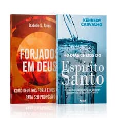 Kit 2 Livros - Forjando Almas | Forjados em Deus + 40 Dias Cheios do Espírito Santo | Kennedy Carvalho
