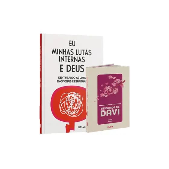 Kit 2 Livros -  Devocional com Deus Paí - Eu, Minhas Lutas Internas e Deus + Tesouros De Davi | Sakura
