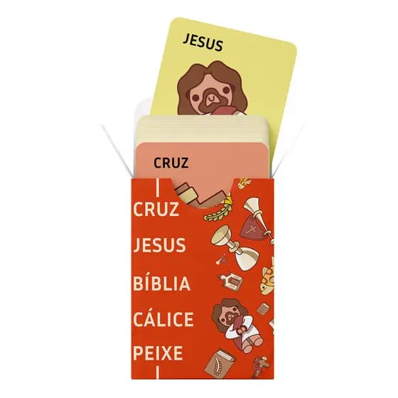 Jogo Bíblico - Cruz, Jesus, Bíblia, Cálice, Peixe - Penkal