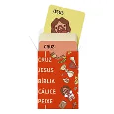 Jogo Bíblico - Cruz, Jesus, Bíblia, Cálice, Peixe - Penkal