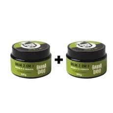 Kit 2 Balm para barba Balme 2 em 1 modelador e hidratante de barba 100gr cada Barba de Urso