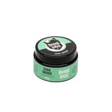 Poamda Cera Brilho Modeladora para Cabelos efeito molhado fixação forte Alecrim 80GR Barba de Urso
