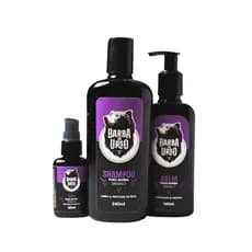 KIT Shampoo + Óleo + Balm Hidratante SÂNDALO