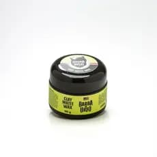 Pomada Cera modeladora de cabelo com efeito Matte Clay e fixação média /forte Barba de Urso