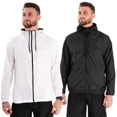Kit 2 Corta Vento Masculina Semi Forrada Impermeável