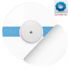 50pçs Adesivo Transparente À Prova D'água Patches Freestyle Libre Sensor De Cobre Remendo Claro Fita De Transporte CGM Longa Duração