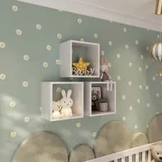 KIT Com 3 Nicho Juju Reller Móveis -  Branco Fosco