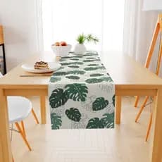 Kit 2 Caminho de Mesa Trilho Passadeira Retangular 1,45x0,40 Decorativa Estampada Festa Mesa Posta