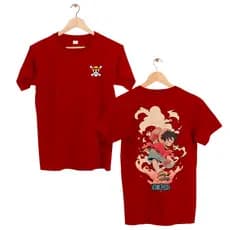 Camisetas One Piece Adulto Infantil Algodão Blusa Masculina Envio Imediato
