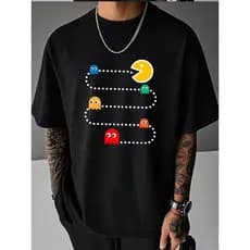 Camiseta Básica Masculino Adulto e Juvenil Gamer Algodão Casual