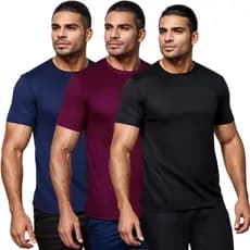 Kit 3 Camiseta Masculina Tecnologia Dry Proteção Solar UV50 Térmica Anti Suor Academia Treino
