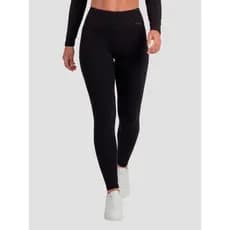 Calça Legging Térmica Feminina Com Tecido Interno Peluciado Preta