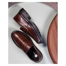Sapato Social Masculino Casual Mocassim Costurado Piettro Trabalho Eventos Confortável Dia Dia Dia dos Pais