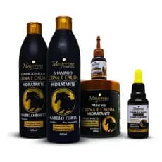 Kit Crina E Cauda Crescimento e Fortalecimento Maycrene Com Sérum E Reparador