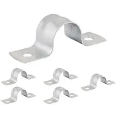 Kit 6 Abraçadeira Tipo U 20mm 1/2 Aço Fixação Canos Tubos