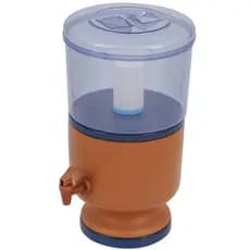 Filtro De Barro Bebedouro Com Acrilico Transparente Vela Micro Porosa E Boia 12 Litros Jaboticabal