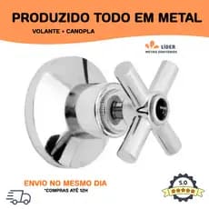 Acabamento em METAL Para Registro de Chuveiro ou Geral Modelo C31 **PADRÃO DECA**