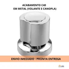 Kit De Acabamento C40 METAL Luxo Para Registro Chuveiro 1/2 ou 3/4 Pressão Gaveta (PADRÃO DECA)