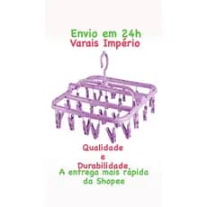 Varal Grande Dobravel Multiuso Grande 26 Prendedores Para Roupas Intimas, Calcinha, Cueca, Meias