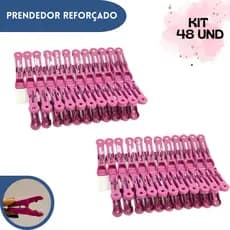 KIT 48 Prendedor Reforçado de roupa, Pregador Reforçado de roupa para varal