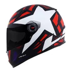 CAPACETE LS2 FF358 CLASSIC STARWAR – Preto Vermelho e Branco
