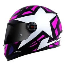 CAPACETE LS2 FF358 CLASSIC STARWAR – Preto e Rosa