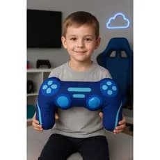 Almofada Controle de Videogame Suede Cheia - Coleção Gamer
