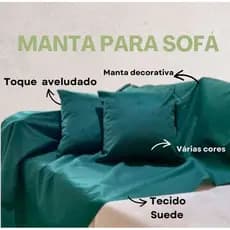 Manta para sofá em Suede 2,20m X 1,35m ENVIO IMEDIATO