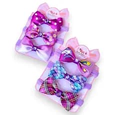 Kit 6 laços de bebê Lacinhos de Bebê Faixinha Tiarinha Rn Cetim laços de cabelo infantil Purple