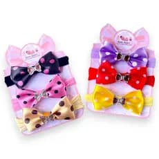 Kit 6 laços de bebê Lacinhos de Bebê Tiarinha Rn Cetim laços de cabelo infantil Faixinha