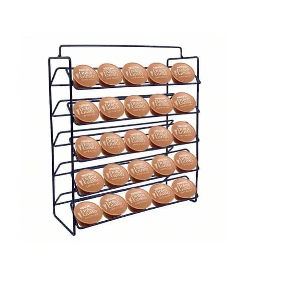 Suporte Para Cápsulas de Café Dolce Gusto Porta 50 Unidades Aramado Organizador Cozinha