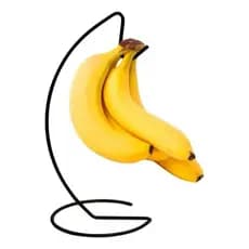 Fruteira Aramada Preta Moderna Organizador Cozinha Mesa Suporte de Banana Decorativo Resistente