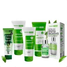 Kit 5 Dermachem Skincare Para Peles Com Acne pele oleosa Acido salicílico Limpa Tonifica Hidrata