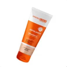Gel Esfoliante Facial Vitamina C Dermachem 100g – Anti-idade, Clareador e Hidratante com Esferas Naturais