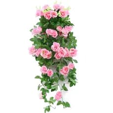 Simulação rosa videira pendurado orquídea parede pendurado plástico flor falsa Rattan decoração interior sala de estar d