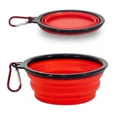 comedouro bebedouro retrátil pet cachorro cães gatos prático