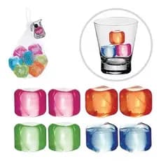 Gelo Artificial Colorido Reutilizável 8pçs Gelo Para Bebidas