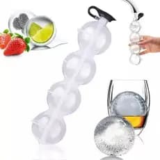 Forma De Cubo De Gelo Esfera Drinks Bebidas Whisky Bar Coquetel Redonda Com Tampa 23c