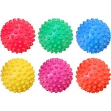 Bolas Cravo Pet Bola Anti-Estresse Pet Cachorro Gato Não faz Barulho Cores Sortidas Fisioterapia 6cm